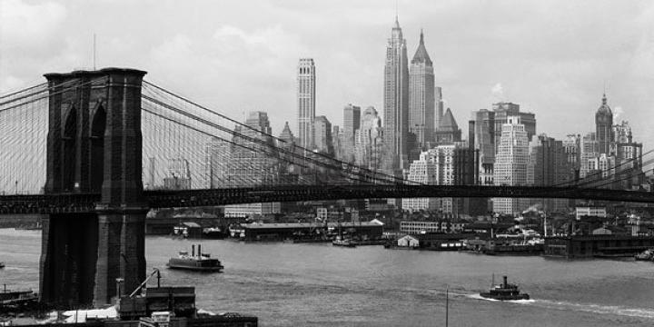 Tablou Zgarie norii din Manhattan, inramat