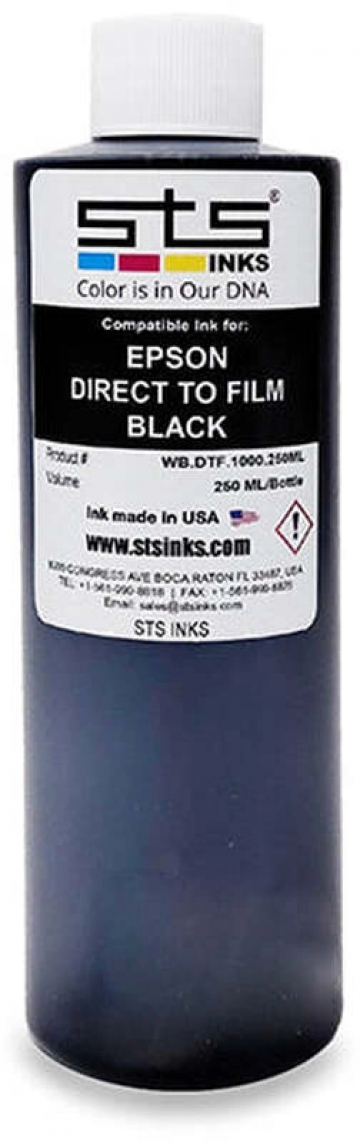 Cerneala STS DTF Black (negru), 250 ml