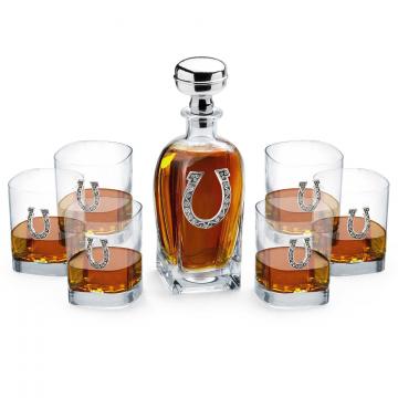 Sticla de whisky si Set de 6 pahare Cavalli by Chinelli de la Luxury Concepts Srl