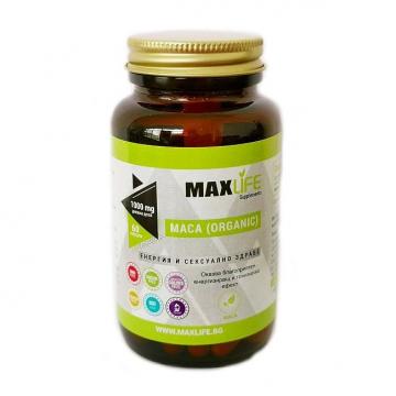 Supliment alimentar MaxLife Maca (organic) 500mg de la Krill Oil Impex Srl