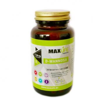 Supliment alimentar MAXLife D-Mannose 550mg de la Krill Oil Impex Srl