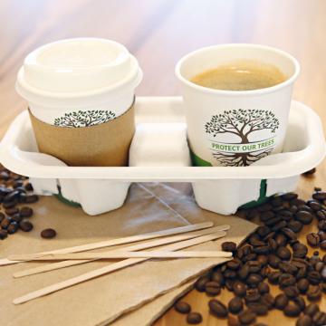 Pahar cafea Bio Natural Protect Tree certificat FSC