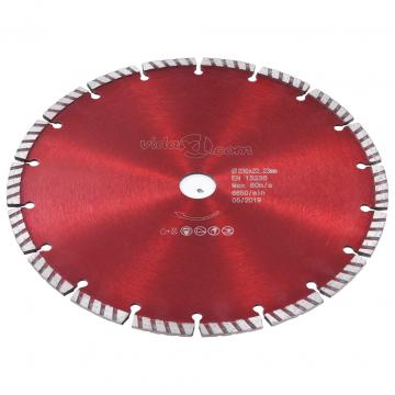 Disc diamantat de taiere cu turbo otel 230 mm de la VidaXL