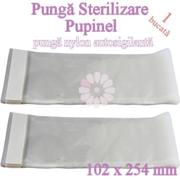 Punga sterilizare pupinel 1buc - 102 x 254 mm de la Mezza Luna Srl.