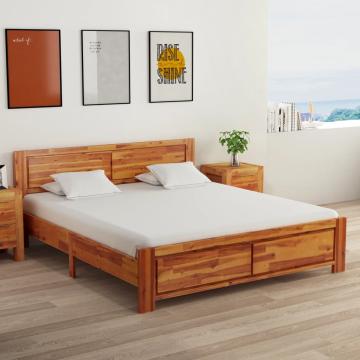 Cadru de pat, 160 x 200 cm, lemn masiv de acacia de la VidaXL
