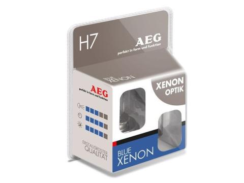 Set becuri auto halogen AEG H7 Blue Xenon