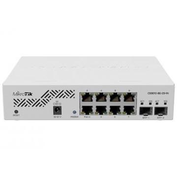 Switch MikroTik CSS610-8G-2S+IN, 8 porturi PoE