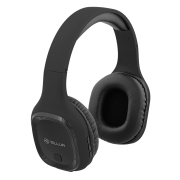 Casti Over-ear Bluetooth Tellur Pulse, microfon, negru de la Etoc Online