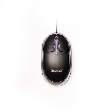 Mouse Spacer, PC sau NB, cu fir, USB, optic, 800 de la Etoc Online