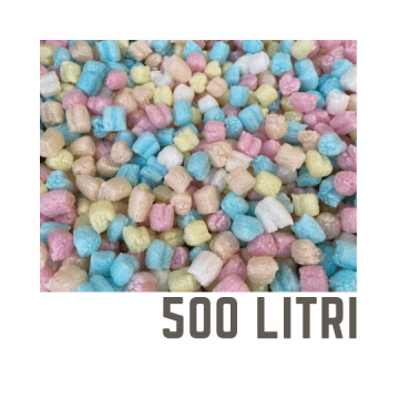 Fulgi biodegradabili inimioare mix color 500 litri de la Euromaidec Srl