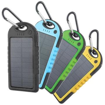 Baterie externa cu incarcare solara, 5000 mAh, 2 x USB de la Top Home Items