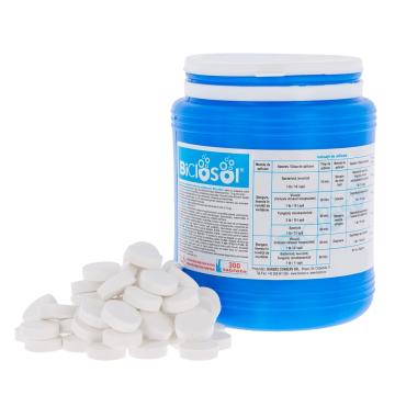 Dezinfectant clorigen efervescent Biclosol - 300 tablete