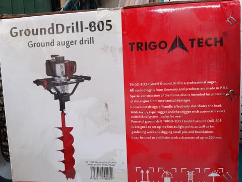 Motoburghiu (foreza) pentru pamant Trigo Tech HY-GD550-DF-80
