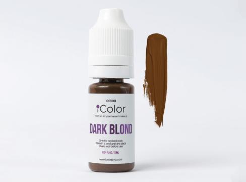 Pigment sprancene micropigmentare IColor Dark Blond 10 ml de la Visagistik