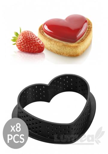 Forma tarte Ring Amore, 80x70 mm - SilikoMart