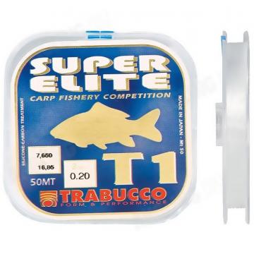 Fir monofilament Super Elite Carp T1, 50m Trabucco de la Pescar Expert