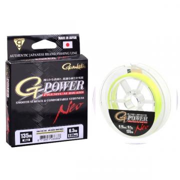 Fir textil G-Power Premium Braid Neo yellow Gamakatsu de la Pescar Expert