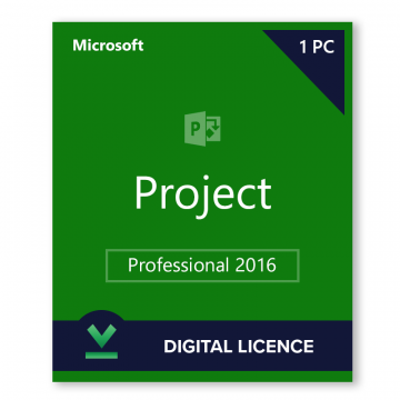 Licenta electronica Microsoft Project Professional 2016 de la Digital Content Distribution LTD
