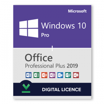 Licenta Windows 10 Pro + Microsoft Office 2019 Professional de la Digital Content Distribution LTD