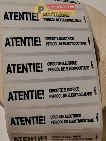 Etichete pentru cablurile electrice de la Prevenirea Pentru Siguranta Ta G.i. Srl