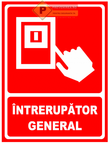 Indicatoare pentru intrerupator general