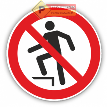Semne pentru interzicerea pe scari de la Prevenirea Pentru Siguranta Ta G.i. Srl