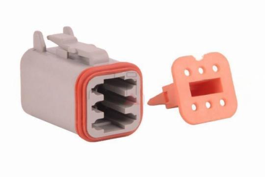 Mufa conector DT 6 pini tata DT06-6S CO-DT06M 119059