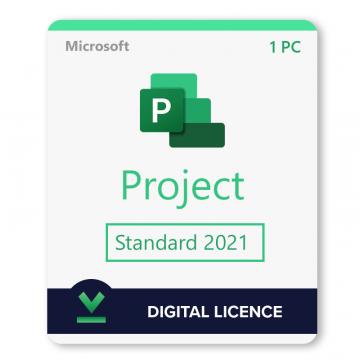 Licenta digitala Microsoft Project Standard 2021 de la Digital Content Distribution LTD
