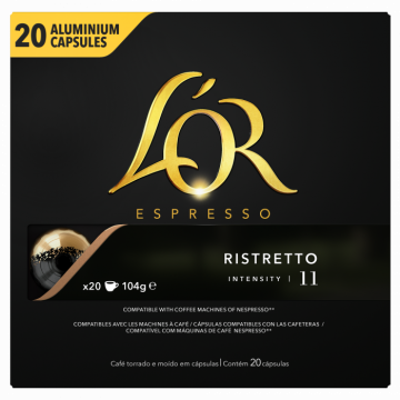Capsule cafea L'Or Espresso Ristretto 20buc 104g