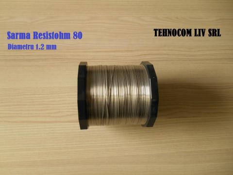 Sarma nichelina rezistiva Resistohm80 diametrul 1.2 mm de la Tehnocom Liv Rezistente Electrice, Etansari Mecanice