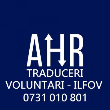 Servicii traduceri Voluntari de la Agentia Nationala AHR Traduceri