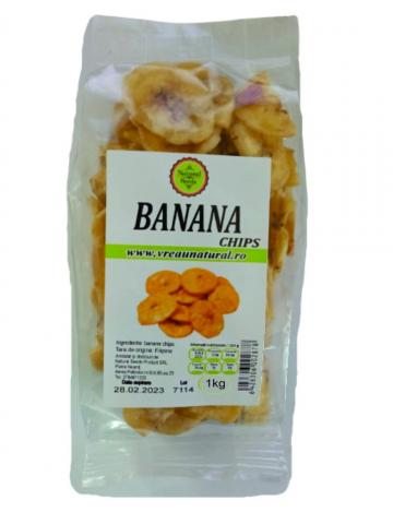 Chips de banana 1Kg, Natural Seeds Product