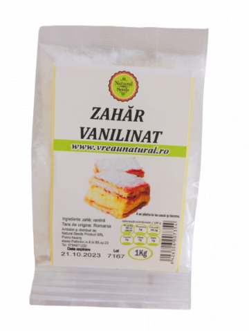 Zahar vanilinat 1Kg, Natural Seeds Product de la Natural Seeds Product SRL