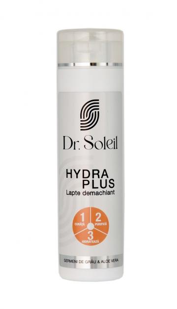 Lapte demachiant 3 in 1 Hydra Plus Dr. Soleil - 250 ml de la Medaz Life Consum Srl