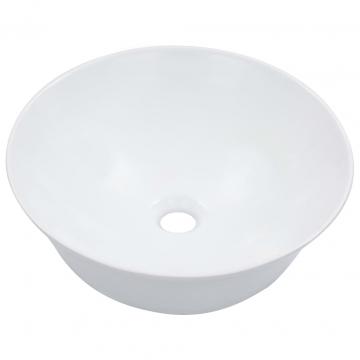 Chiuveta de baie, alb, 41x12,5 cm, ceramica