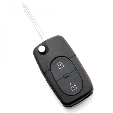 Carcasa cheie briceag cu 2+1 butoane Audi de la Rykdom Trade Srl