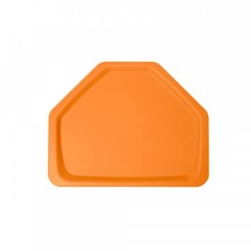 Tava PP Fast-Food, 415 - 305 mm, culoare portocalie, trapez