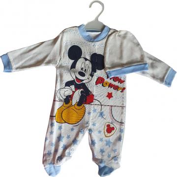 Salopeta bumbac bebelusi, Disney, Minnie, bleu de la A&P Collections Online Srl-d