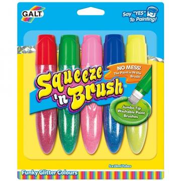 Set acuarele Squeeze'n Brush - 5 culori cu sclipici de la A&P Collections Online Srl-d