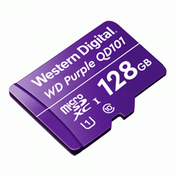 Card MicroSD 128GB, Purple Ultra Endurance - Western Digital