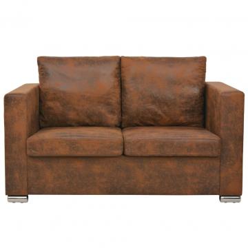 Canapea cu 2 locuri, 137 x 73 x 82 cm, velur de la VidaXL
