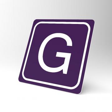 Placuta violet G de la Prevenirea Pentru Siguranta Ta G.i. Srl