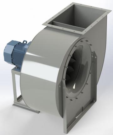 Ventilator centrifugal inox RVS AISI 316 BPR 501B T2 18.5kW