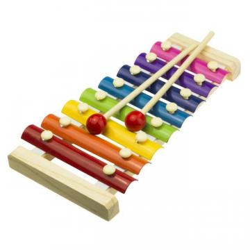 Jucarie, xilofon, multicolor, simplu, 20 x 16 cm