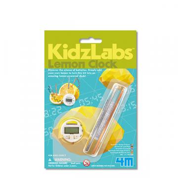 Joc Kit experiment lamaia ceas Lemon Clock, KidzLabs Mini 4M de la Arca Hobber Srl