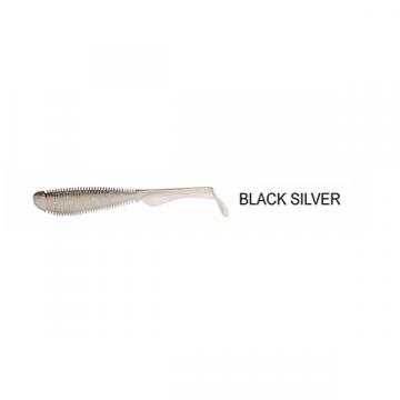 Naluca Shad Soul Shad Black Silver 7.5cm 10buc/plic Rapture de la Pescar Expert