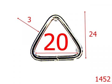 Inel triunghiular 20 mm 3 nichel 3L6 V39 1452