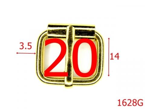 Catarama cu rola 20 mm gold 20 mm 3.5 gold 7i7 AH23 1628G de la Metalo Plast Niculae & Co S.n.c.