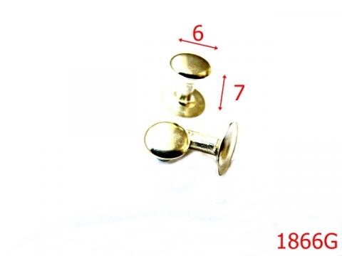 Capsa rapida 6mmx 7 mm /gold 6 mm gold 4K4 AM1 1866G de la Metalo Plast Niculae & Co S.n.c.