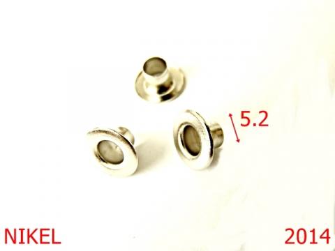 Ochet 5.2 mm/otel/nikel 5.2 mm nichel AN5 2014